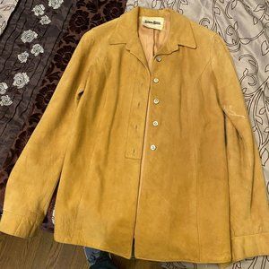 Niemann Marcus suede shirt